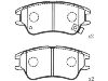 тормозная кладка Brake Pad Set:58101-02A10